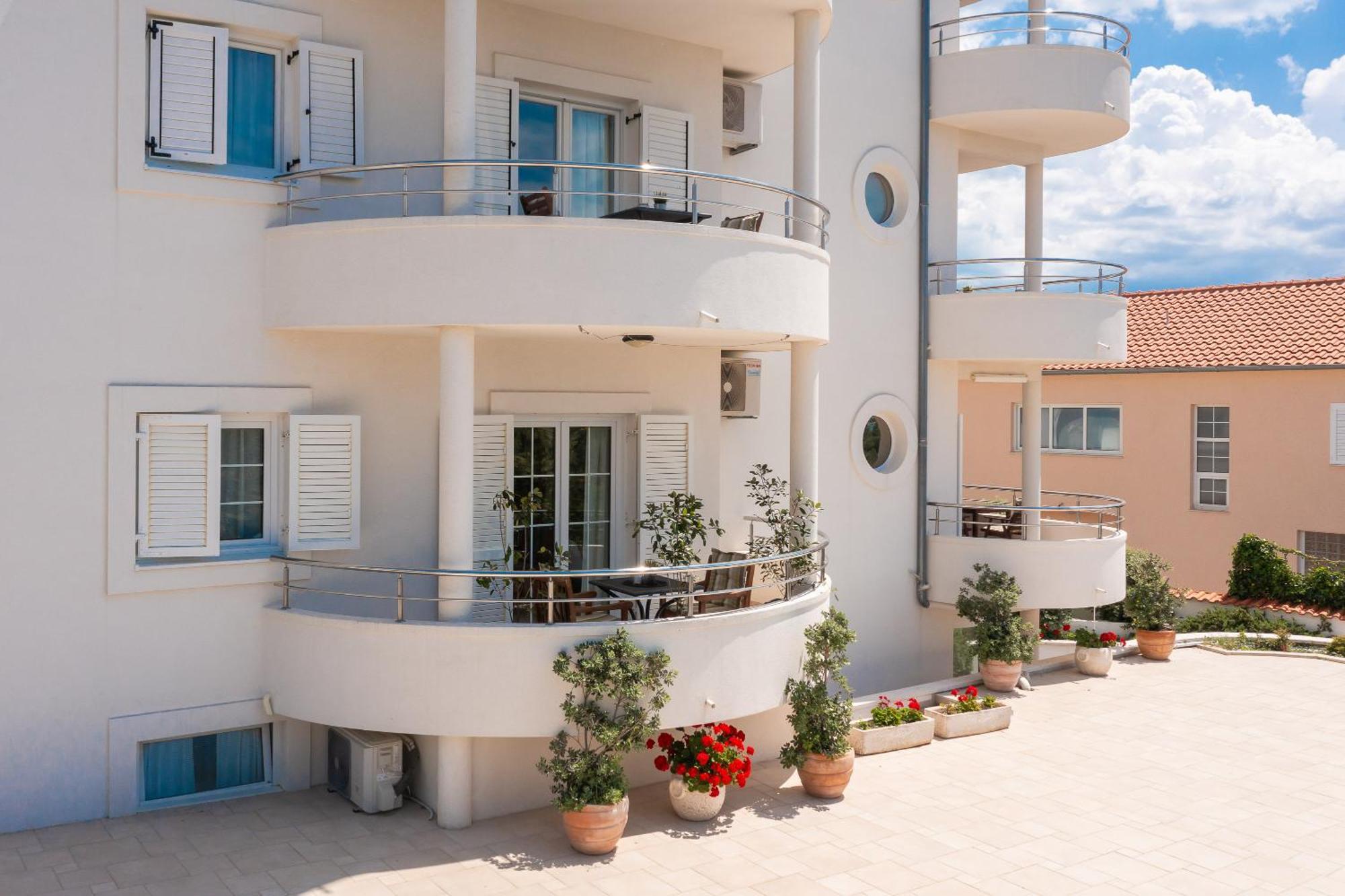 Sea View Apartments Tihi II ヴォディツェ エクステリア 写真