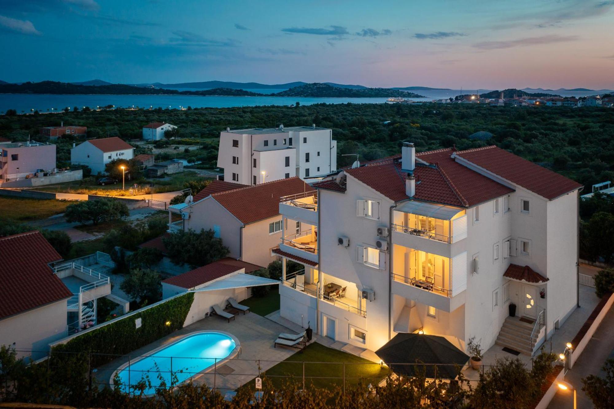 Sea View Apartments Tihi II ヴォディツェ エクステリア 写真