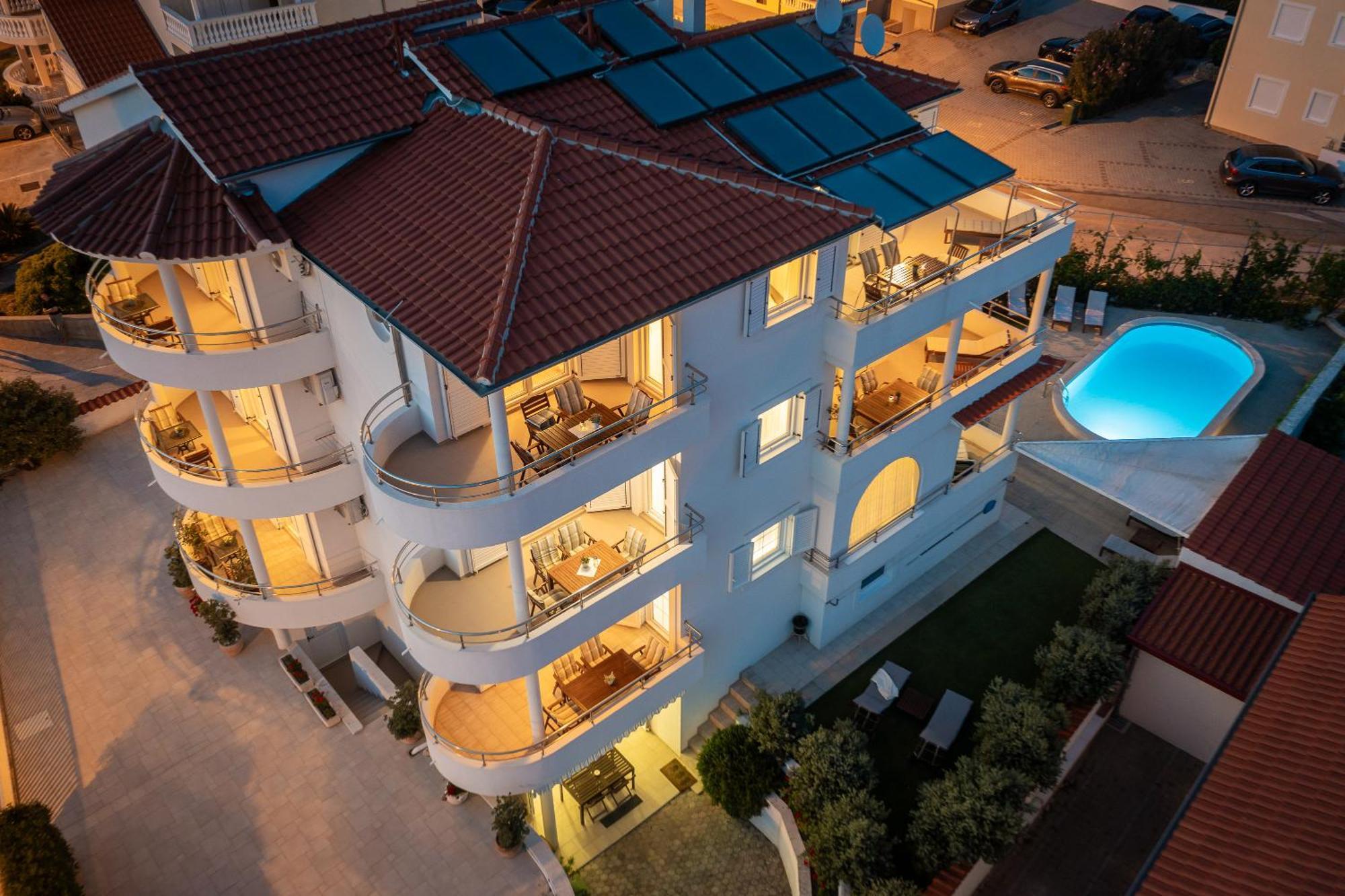 Sea View Apartments Tihi II ヴォディツェ エクステリア 写真