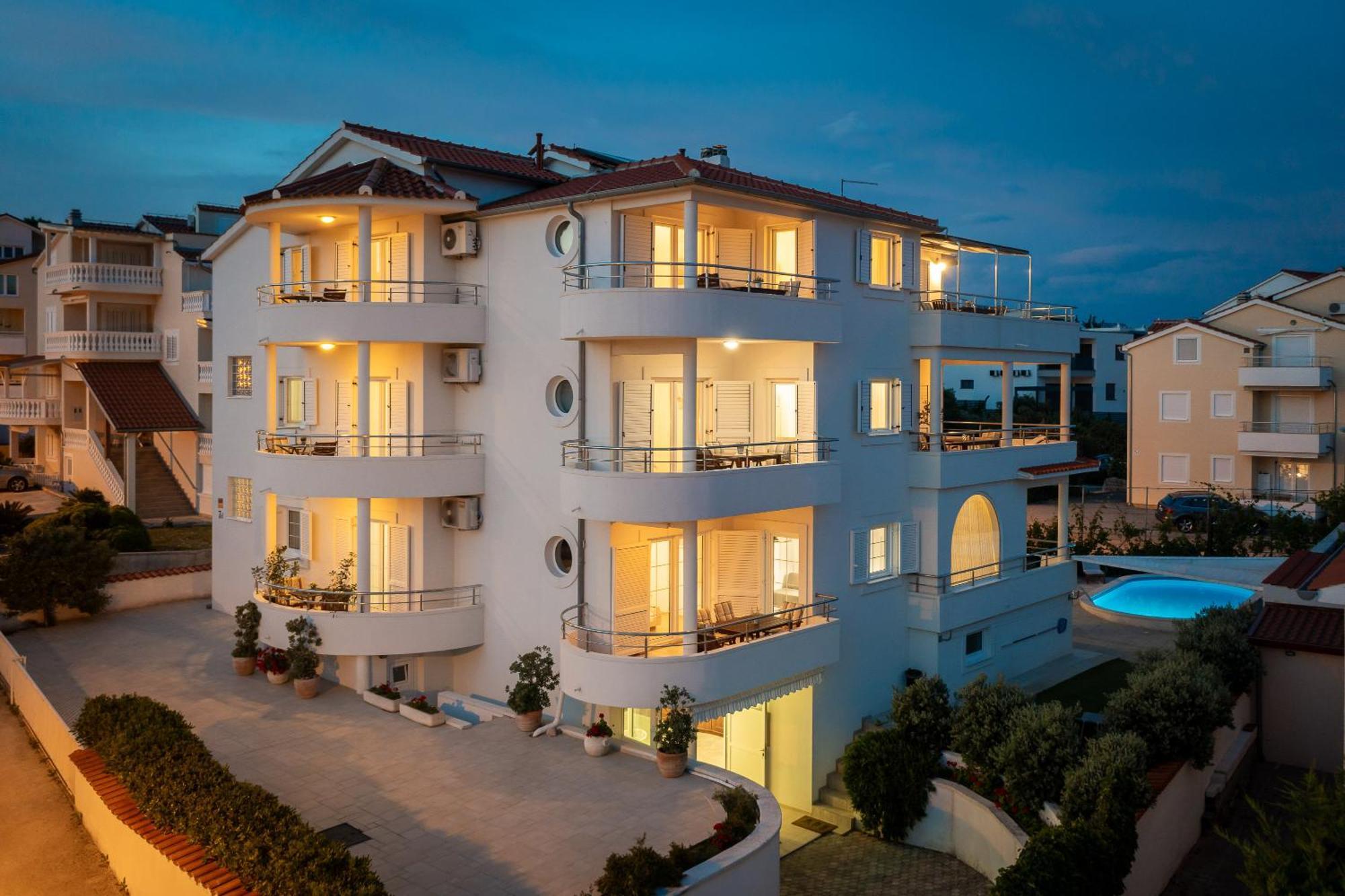 Sea View Apartments Tihi II ヴォディツェ エクステリア 写真