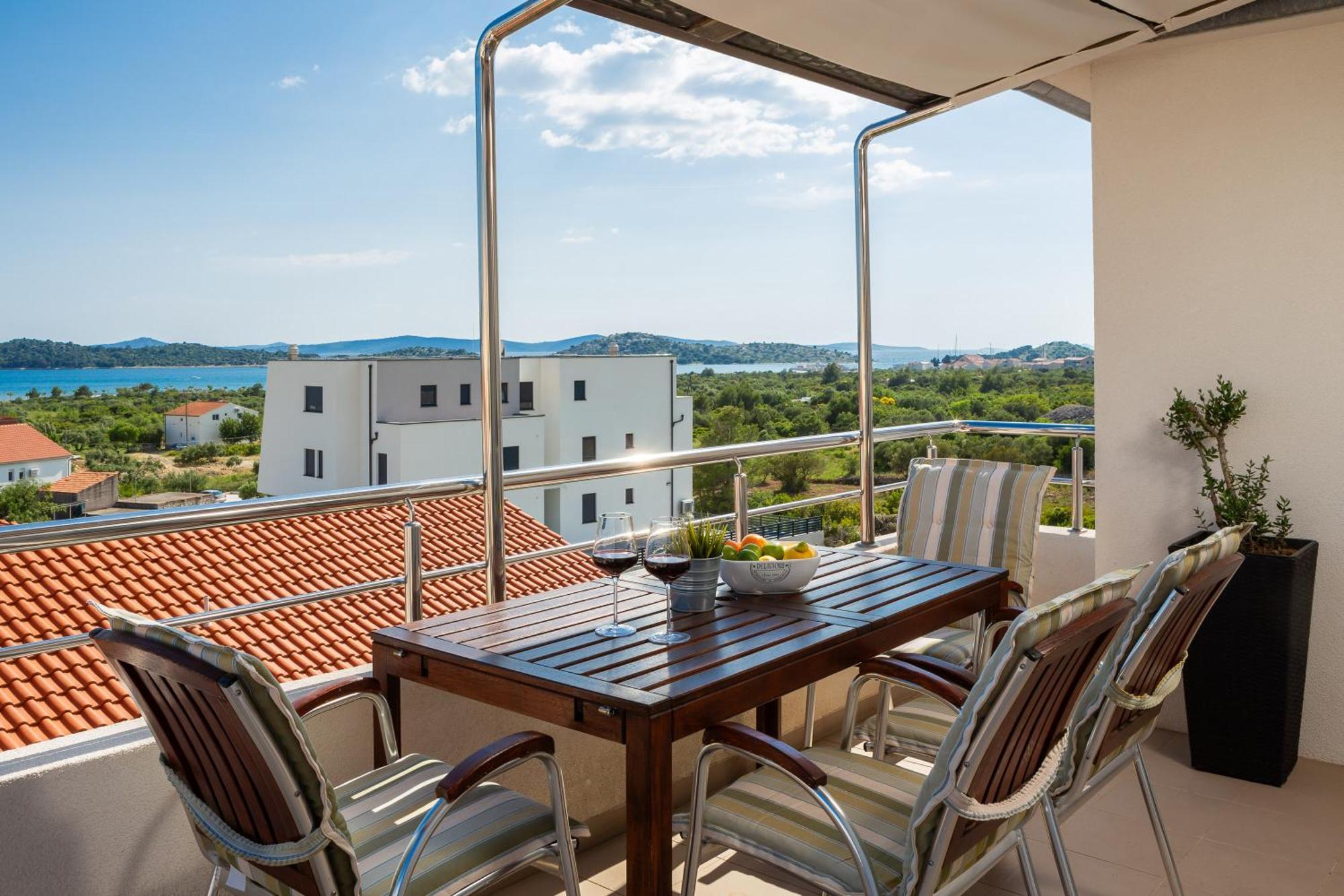 Sea View Apartments Tihi II ヴォディツェ エクステリア 写真