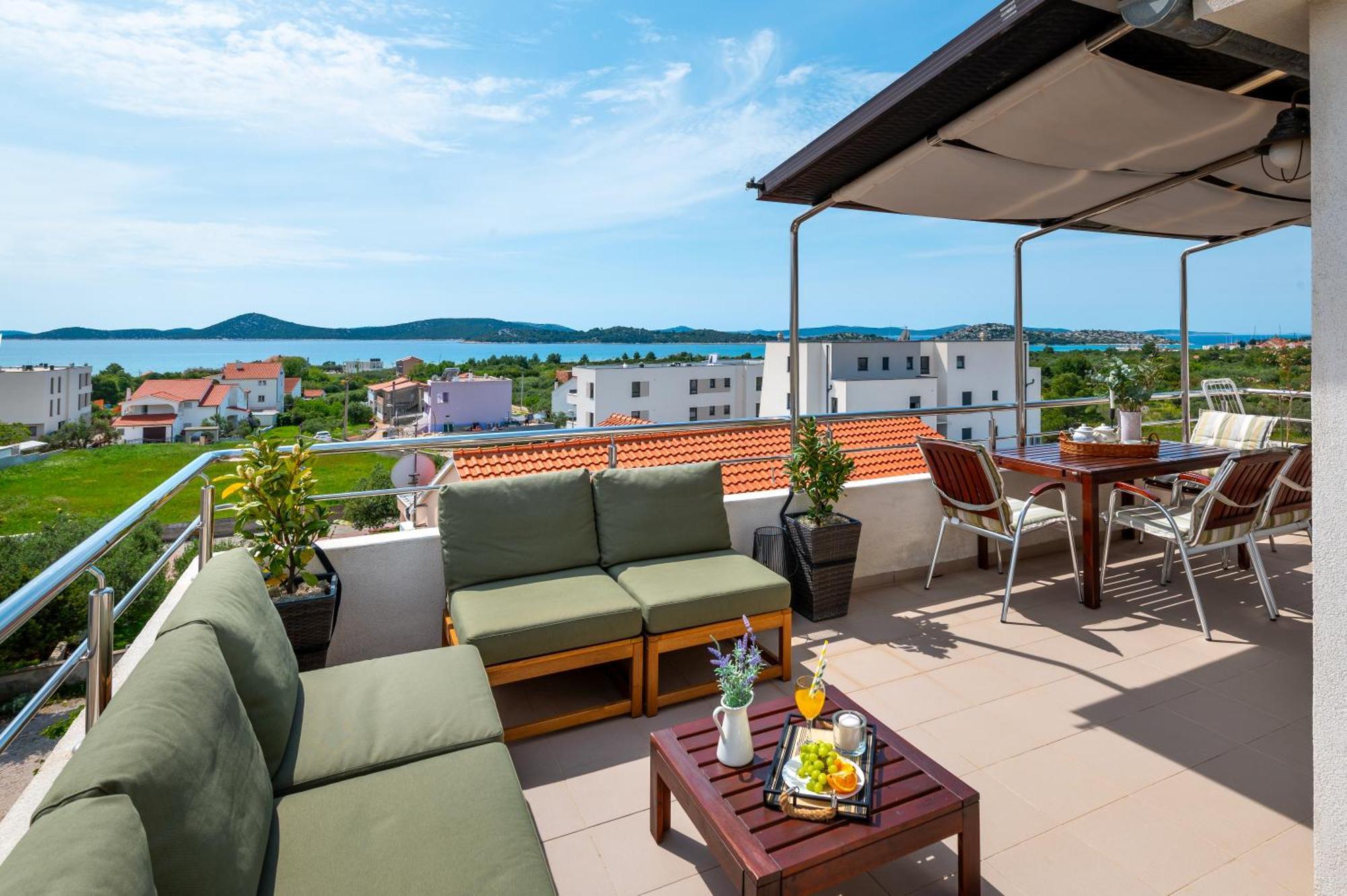 Sea View Apartments Tihi II ヴォディツェ エクステリア 写真